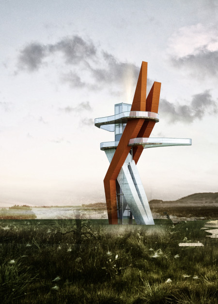 Breeding Habitat Emphasizing Buffer Zones and Visitor Pathways