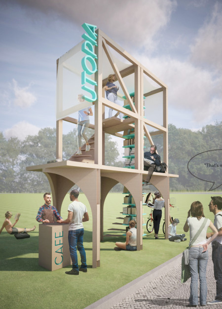 Timber Arches and Cultural Exchange in a Flexible Community Space