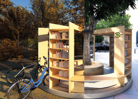 Fissured Spaces Within a Spiral Structure Embracing Nature