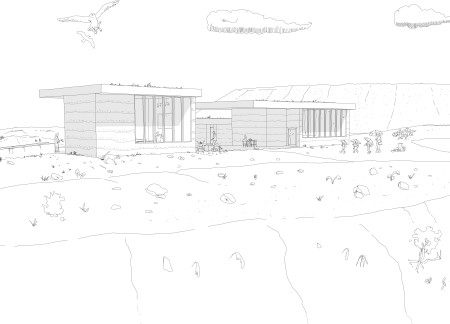 Pumice Structure Embracing Volcanic Landscapes for Visitor Engagement