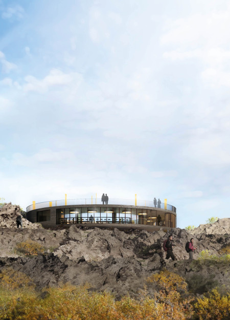 Basalt Curves and Communal Hearths in Volcanic Landscape