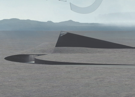 Toughened Glass Roof and Viewing Platform Within a Volcanic Landscape