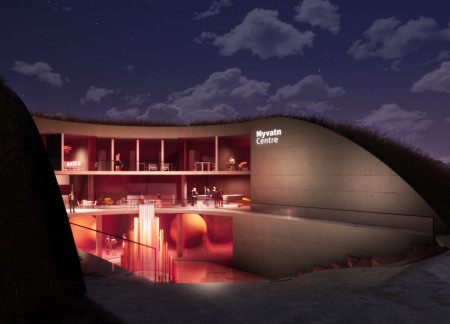 An Interpretive Educational Centre Inspired by Volcanic Landscapes