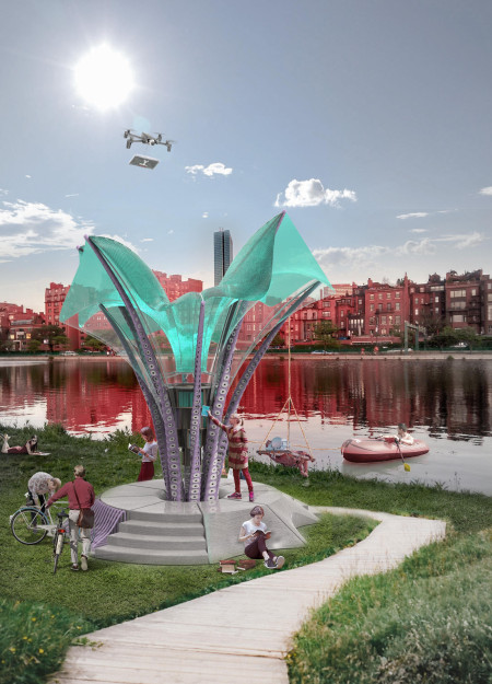 A Dynamic Community Reading Space with Emergency Transport Hub