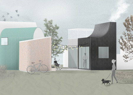 Flexible Living Spaces with Central Courtyard for Evolving Families