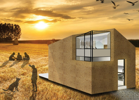 Straw-Insulated Microhomes with Reclaimed Timber Framework