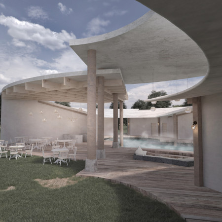 Circular Massing Embracing Nature with Thermal Resources