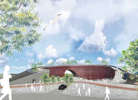 Basalt Pillars and Green Belts Creating Community Connections in Icelandic Geology Museum