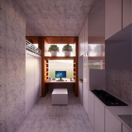 Flexible Living Spaces Enhanced by Light Regulation and Vertical Interaction