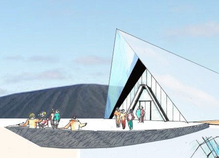 Geothermal Efficiency Meets Community Interaction in a Modern Exhibition Space