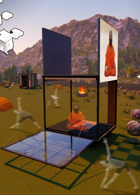 Terrace Retreat with Solar Panels and Multifuntional Spaces