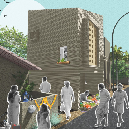 Geopolymer Housing with Rice Husk Integration for Urban Living