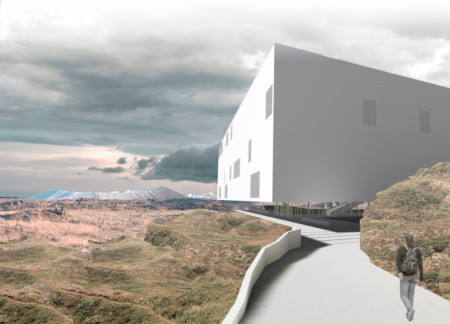 Charred Wooden Shingles and Radiant Heating Define This Sustainable Community Space in Iceland