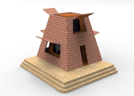 Portland Concrete Chimney in a Compact Living Space