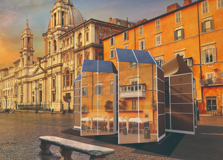 Charred Wooden Shingles and Natural Ventilation in Sustainable Residential Design