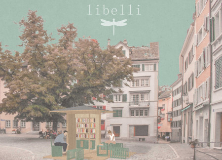 Folding Canopy Structure with Roof Battens for Community Engagement