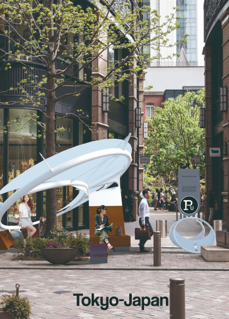 Tensile Fabric and Circular Structure Creating a Literary Refuge