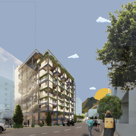 A Rotating Community Housing Prototype for Dense Cities