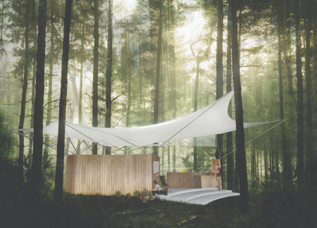 Canopy Home Integrating Rainwater Collection in a Rainforest Ecosystem