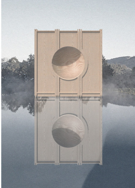 A Modular Reading Pavilion Balancing Solitude and Interaction