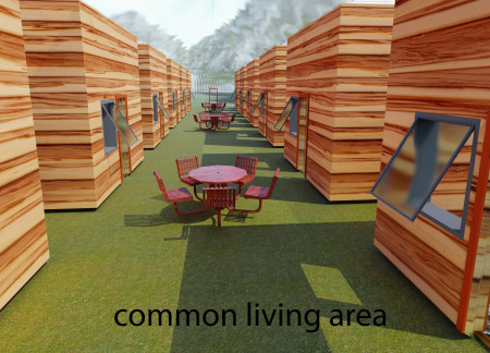 Hot Tub Retreat with Wood and Glass Surrounded by Nature