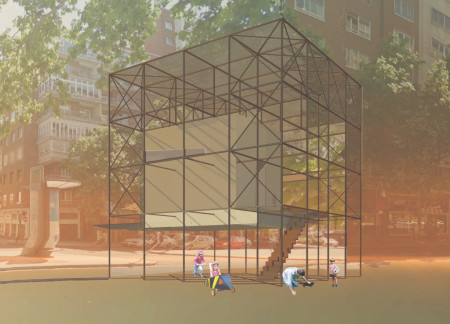 Electromagnetic Shielding with Metal Framework in a Compact off-Grid House