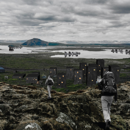 Lava Rock Retreat with Local Stone Facade