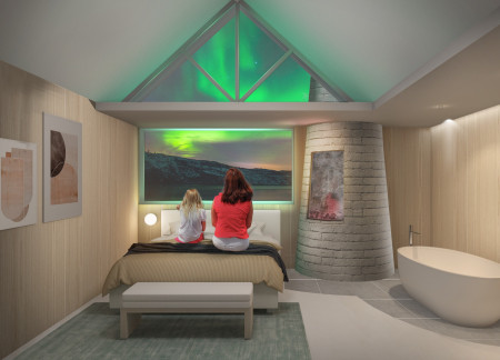 A Modern Interpretation of Icelandic Turf Homes