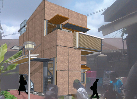 Stabilized Earth Panels and Community Engagement in Urban Void Transformation