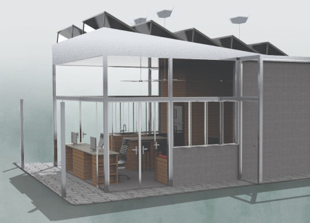 Composting Toilet and Rainwater Systems in Compact Living