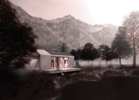 Triple-Glazed Windows and Flexible Spaces in a Compact Eco-Friendly Home