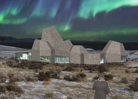 Embracing Columnar Forms Amid Glacial Landscapes for a Nature-Focused Museum