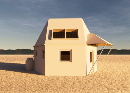 Tensegrity Framework with Cross-Laminated Timber Walls Enhances Sustainable Living