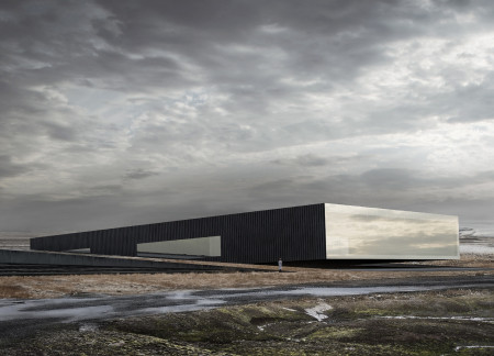 Concrete Volume Embracing Geological Context in a Volcanic Landscape