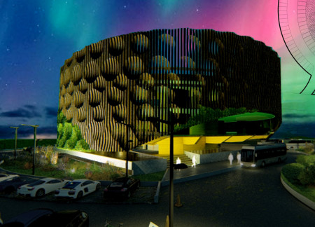 Parametric Facade of Recycled Plastics Embraces the Icelandic Landscape