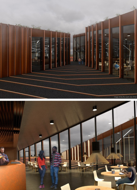 Corten Steel Facades That Echo Volcanic Landscapes and Educate Through Exhibition Spaces