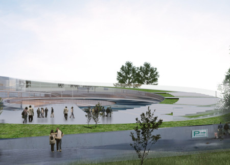 Natural Light in Open Spaces with Flexible Areas and Public Holl