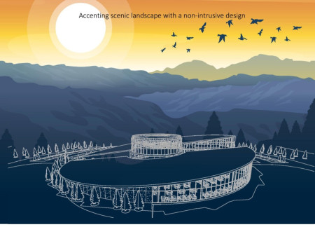 Green Roof and Glazed Path Harmonize with Icelandic Landscape in Museum Design