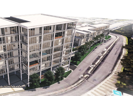 Modular Living Solutions with Integrated Community Services Near Transit