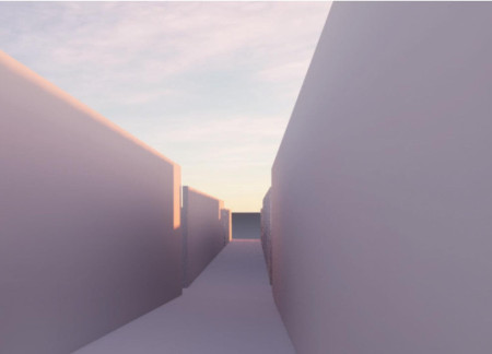 Black Lava Stone Retaining Wall Enhances Visitor Experience in Icelandic Landscape