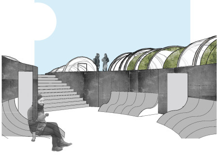 Turf-Clad Shelter Connecting Visitors to Iceland's Volcanic Landscape