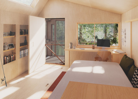 Floating Habitat with Polyethylene Foundation and Sustainable Features