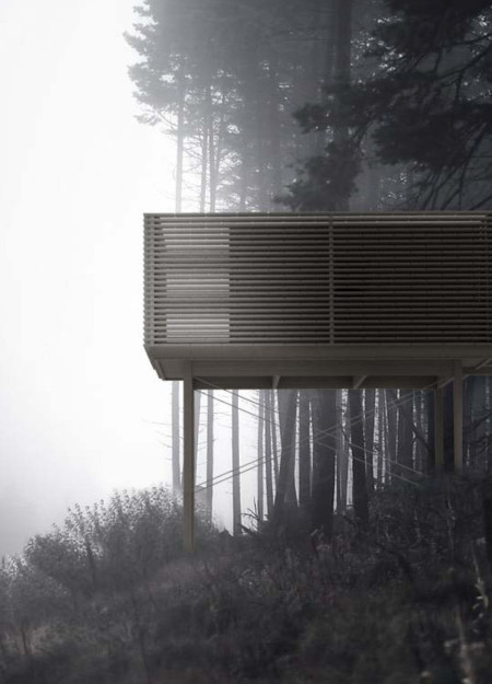 A Sustainable Meditation Cabin for Mindful Nature Immersion