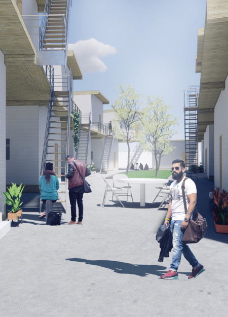 Timber Trusses and Recycled Materials Compose Flexible Living Spaces