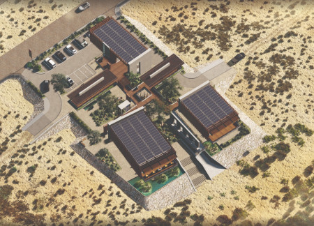 Elevated Platforms and Raw Concrete Embrace the Wetland Habitat