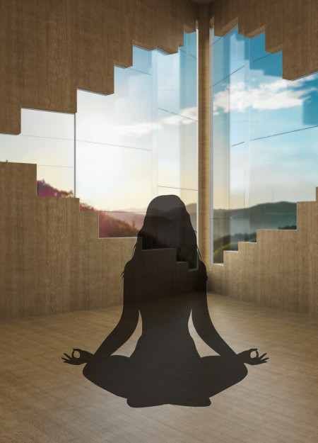 Rocky Hillside Cabin Featuring Wooden Shingles and Natural Ventilation