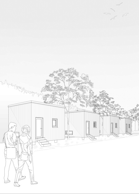 Sustainable Retreat Elevated on Stilts with Cross-Laminated Timber and Green Roof