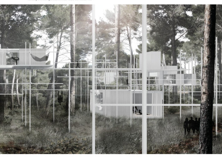 Mobile Facades and Galvanized Steel Cabins for Flexible Community Living