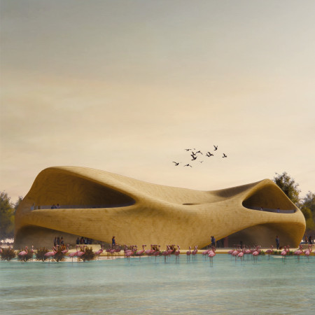 Ecological Prosthesis Crafted from Local Clay and Wood Fibers for Wildlife Engagement