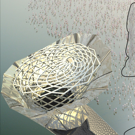 Etfe Canopy Overlooking Flamingo Habitat for Enhanced Visitor Experience